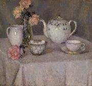 Le Sidaner Henri Tasse de the 1938 oil painting artist